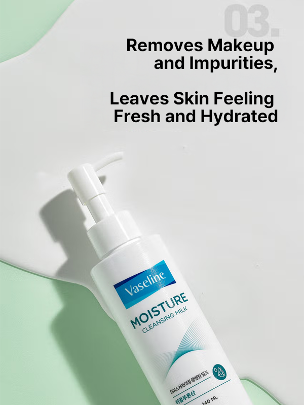 Vaseline Moisturizing Cleansing Milk (140ml)